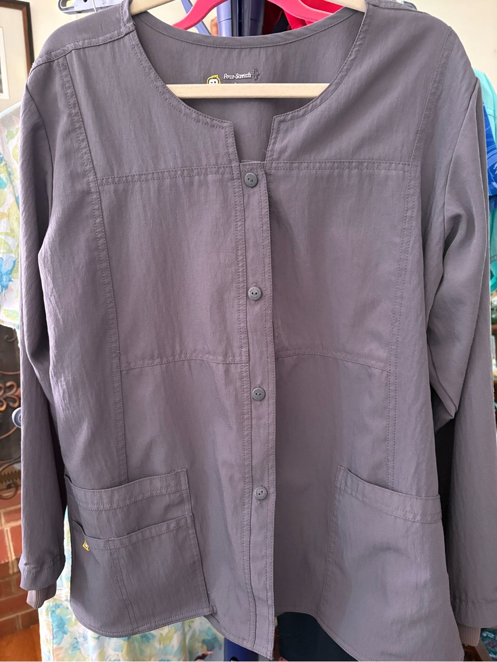 Wonder Wink 4 Way Stretch Scrub Jacket XL